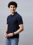 Classic Comfort: Men's 100% Cotton Polo T-shirt Black