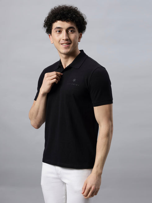 Classic Comfort: Men's 100% Cotton Polo T-shirt olive green