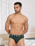 Men's Micromodal Solid Brief - Ultra Soft, Antimicrobial, No Marks Waistband - Cynical Black