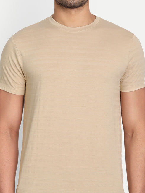 Men's Crew Neck STRUCTURED Tee offwhite